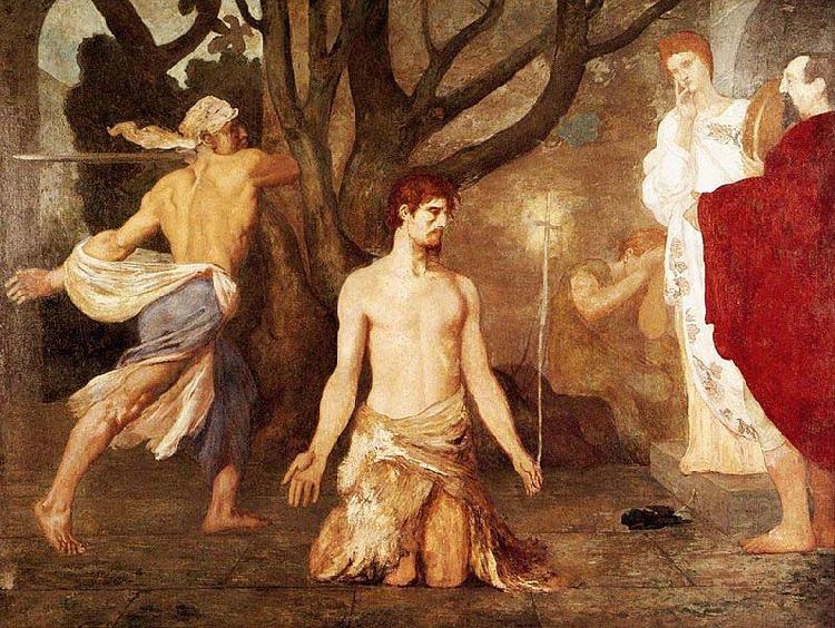 Pierre Puvis de Chavannes The Beheading of St John the Baptist oil painting image